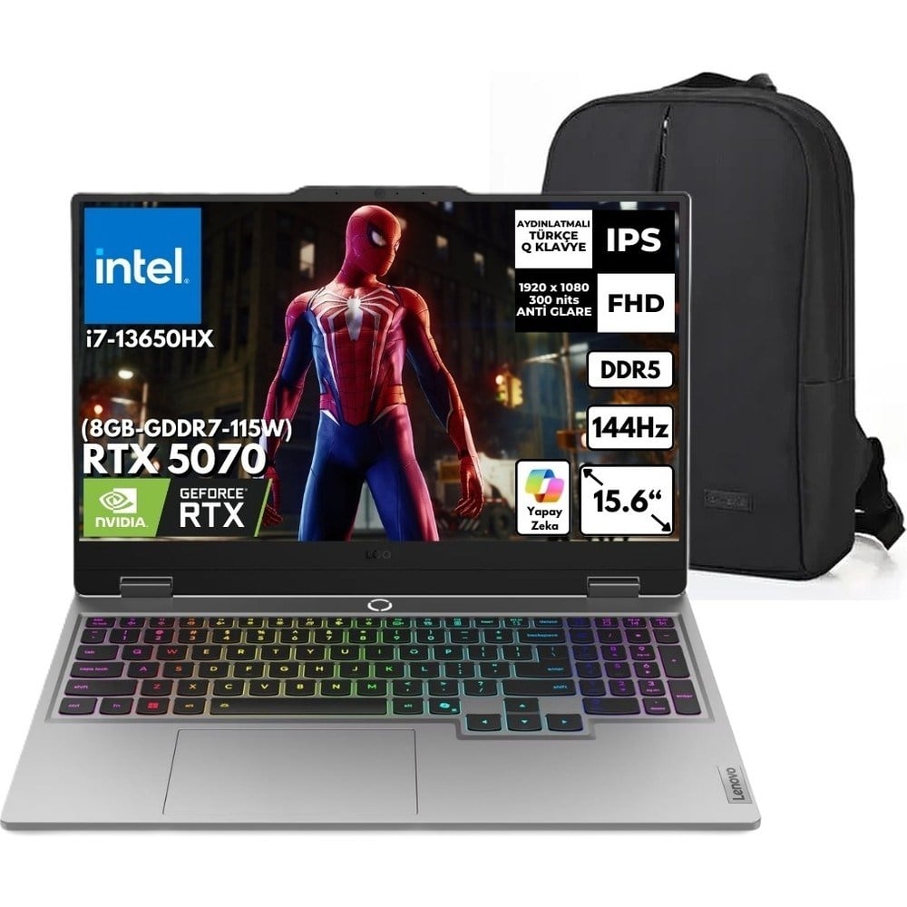 Lenovo Loq I7-13650HX 24GB 512 GB SSD 15.6