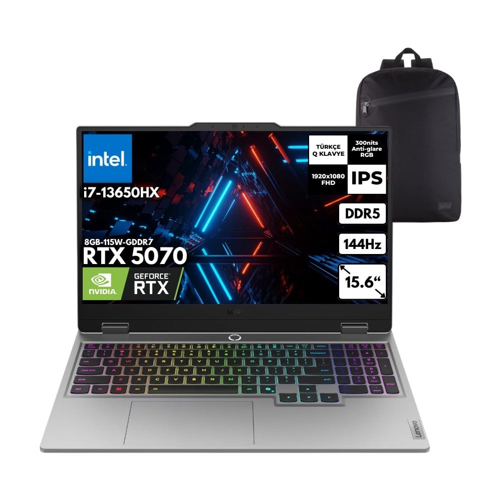 Lenovo Loq I7 13650HX 64-Gbddr5 1 Tbssd RTX5070 (8GB-115W) 15.6