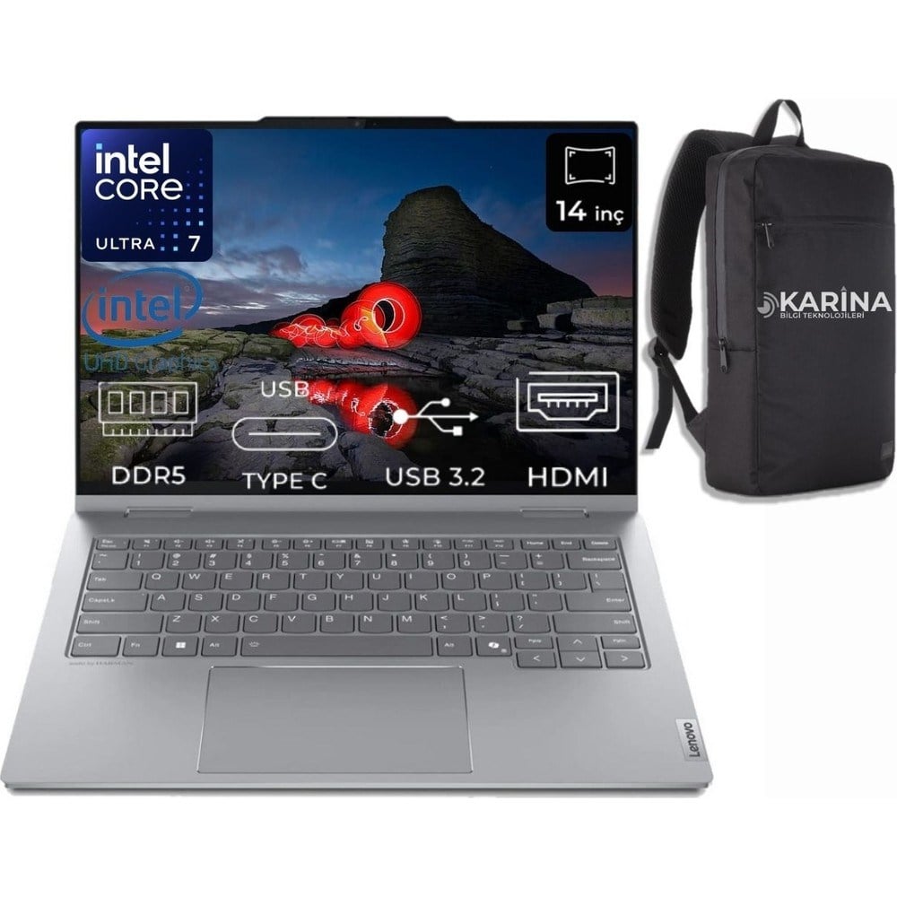 Lenovo Thinkbook 14 2-In-1 G4 Iml Intel Core Ultra 7 155U 21MX002VTR-076 16GB 4tb Intel Graphics W11PRO 14