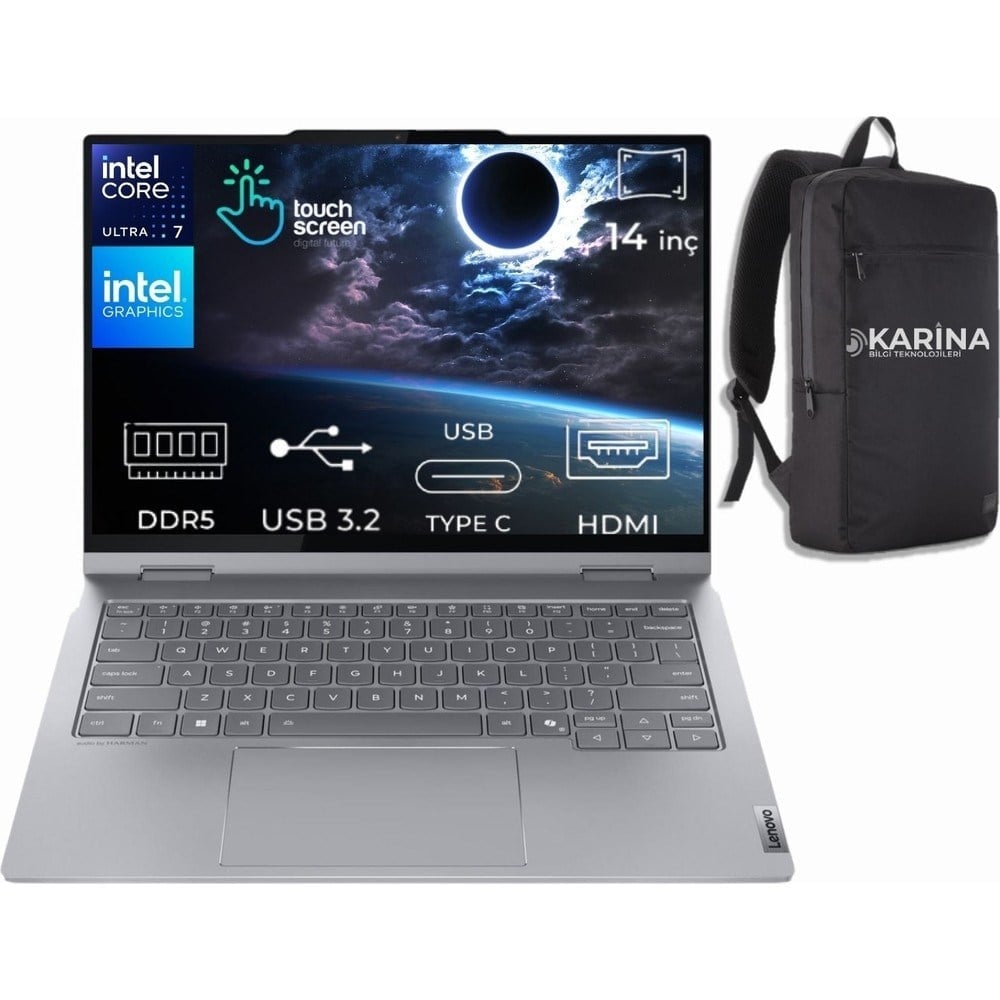 Lenovo Thinkbook 14 G5 Iau Ultra 7 255U 21SQ003BTX-K39 32GB 4tb Intel Graphics W11PRO 14