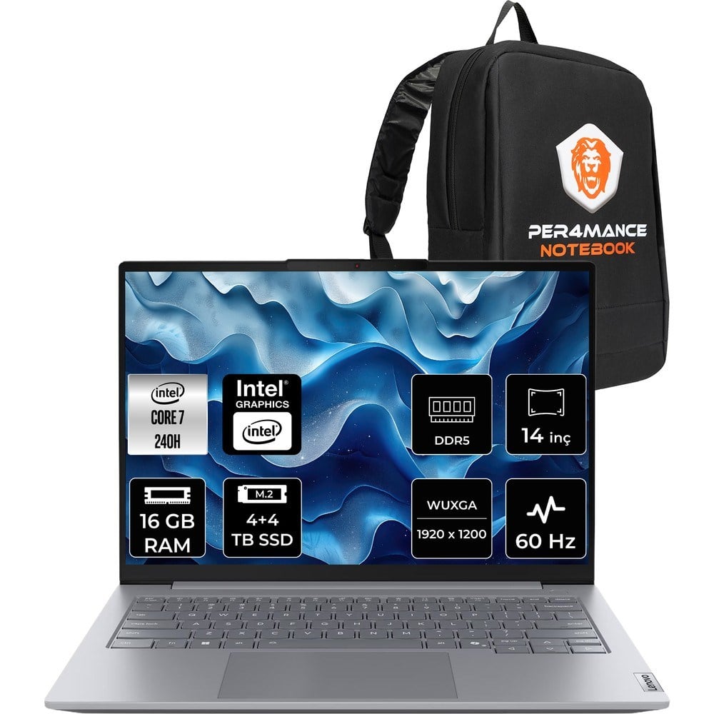 Lenovo Thinkbook 14 Gen 8 Core 7 240H Notebook 16GB RAM 4TB SSD 14