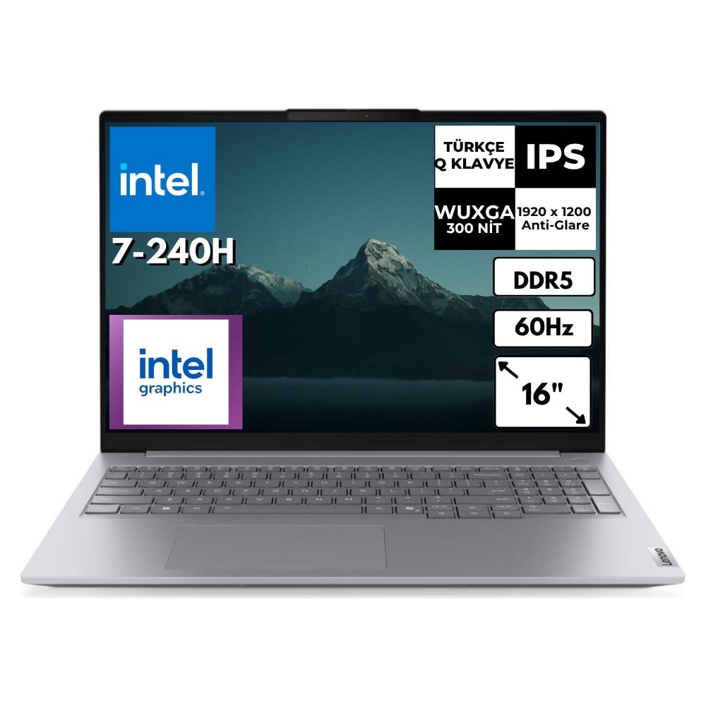 Lenovo Thinkbook 16 G8 Irl Intel Core 7 240H 48 GB 512 GB SSD 16