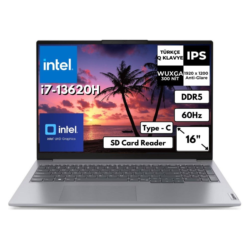 Lenovo Thinkbook 16 Gen 6 I5-13420H 64 GB 1 Tbssd UHD Graphics 16