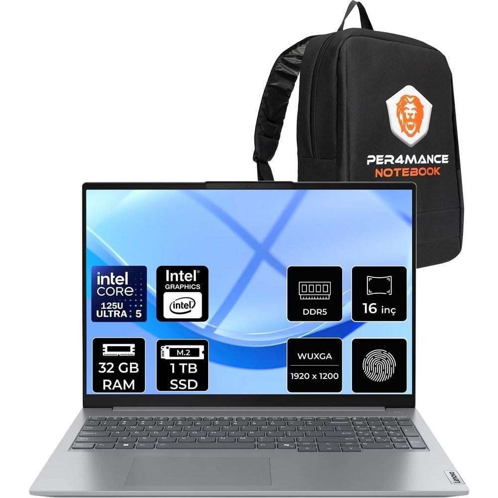 Lenovo Thinkbook 16 Gen 7 Core Ultra 5 125U 32GB Ram 1tb SSD 16