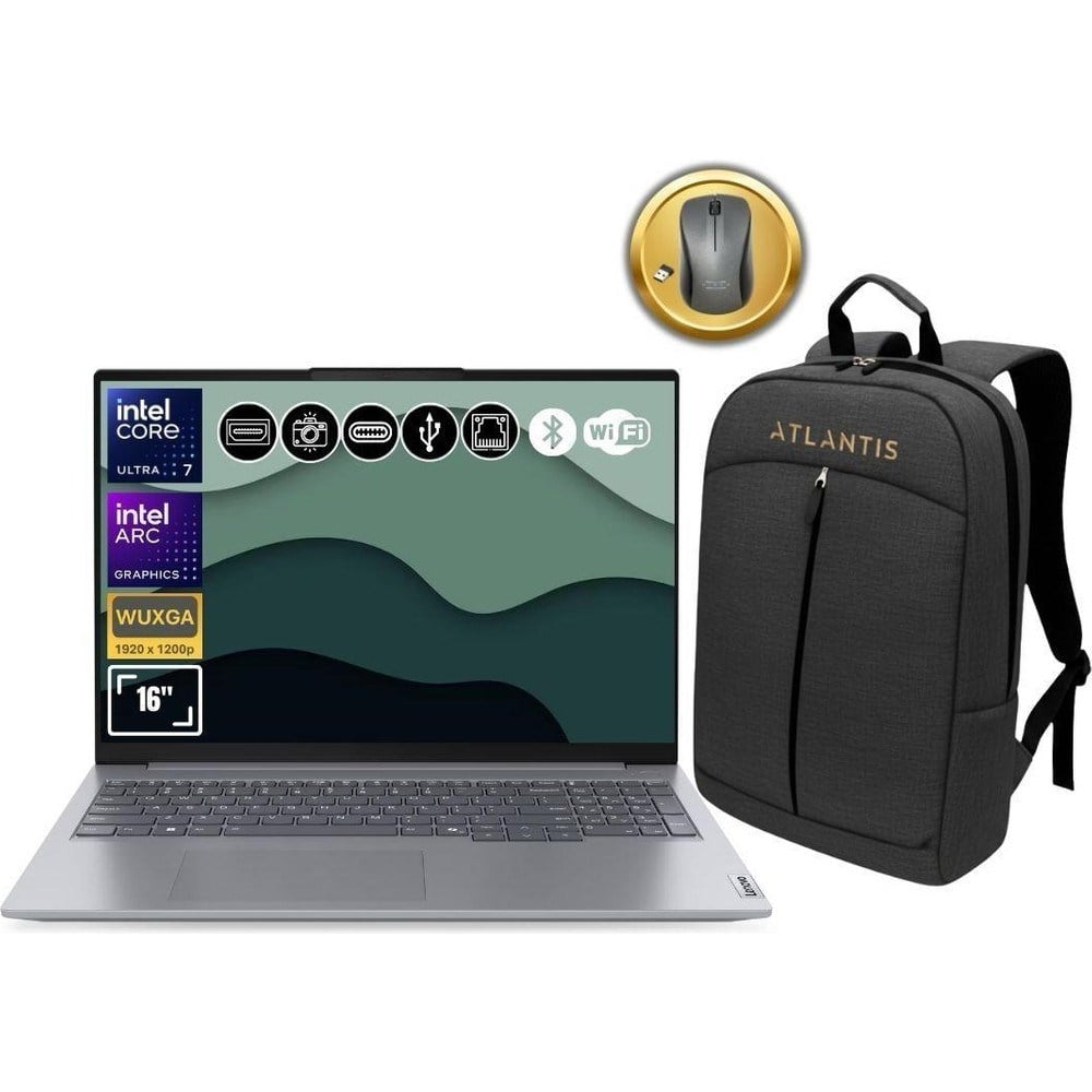 Lenovo Thinkbook 21MS008RTR ATL140 ULTRA7-155H 24GB Ram 1tb SSD Wuxga 16