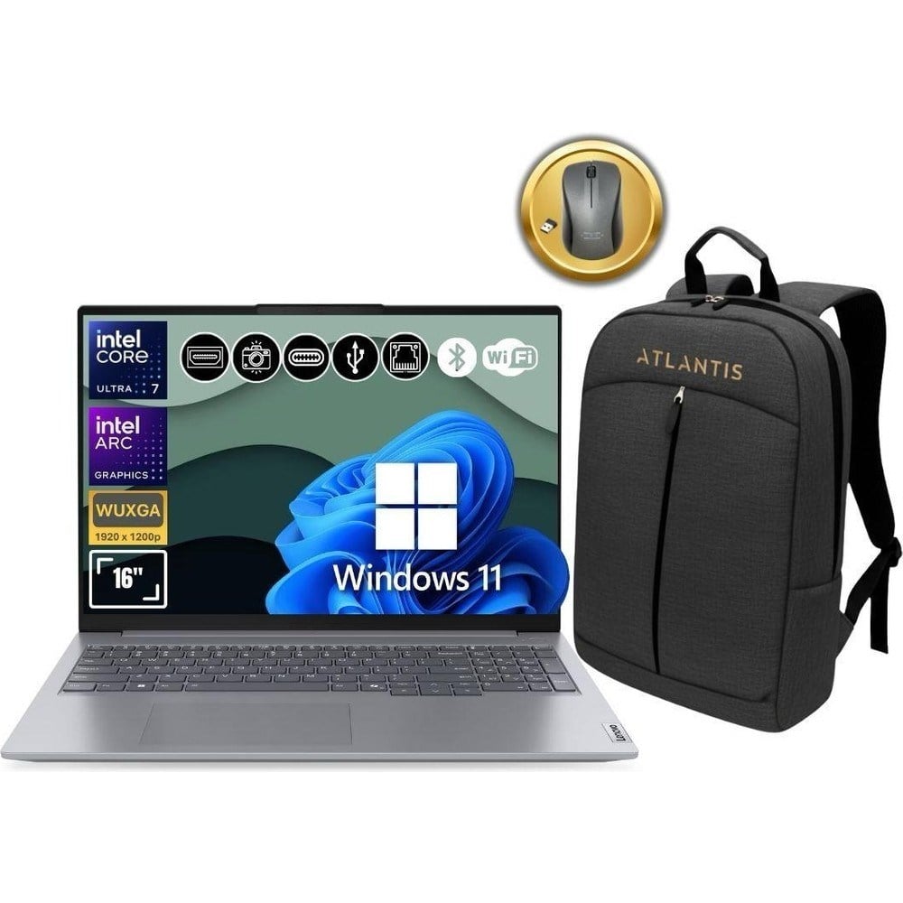 Lenovo Thinkbook 21MS008RTR ATL160 ULTRA7-155H 16GB Ram 2tb SSD Wuxga 16