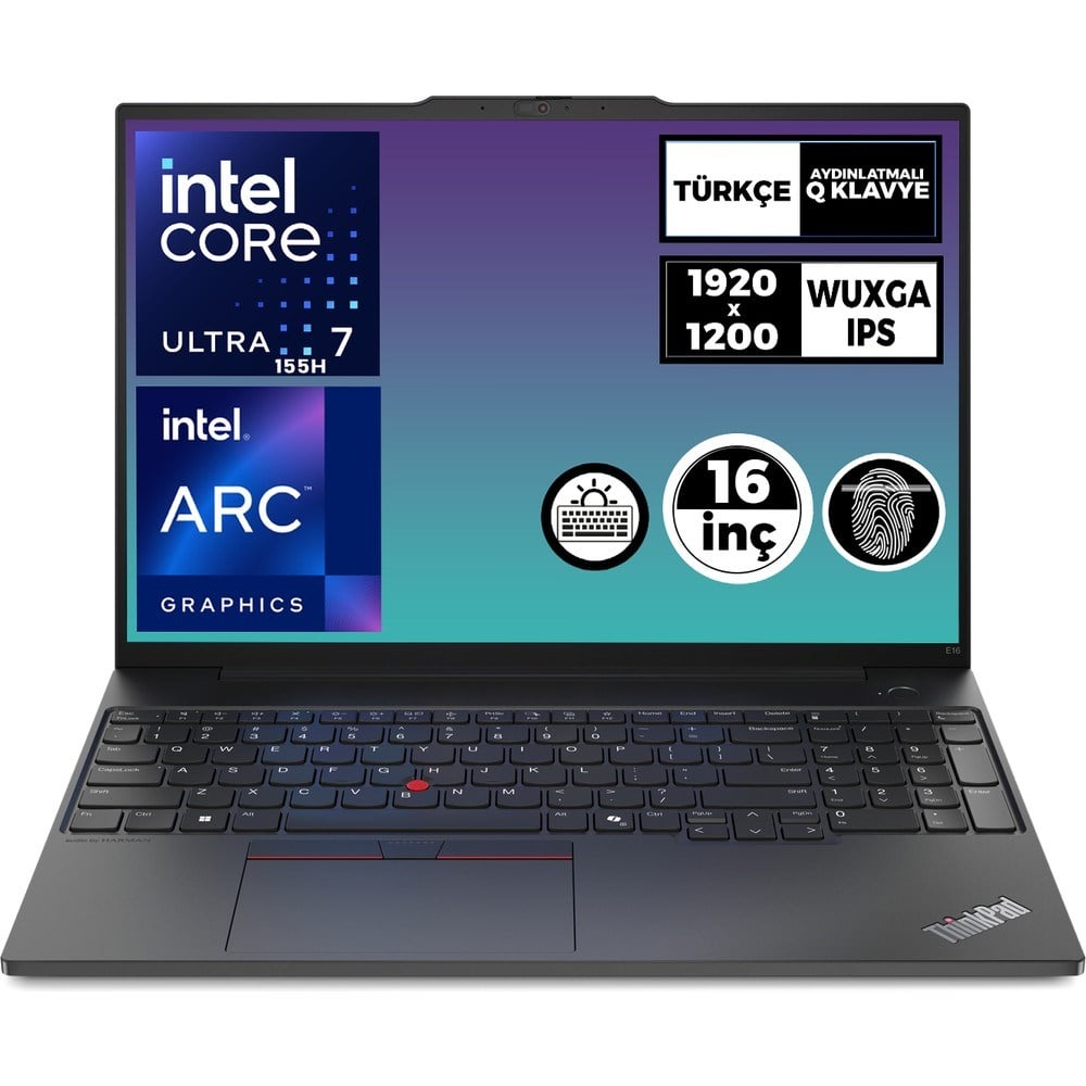 Lenovo Thinkpad E16 G2 Ultra 7 155H 32GB 512GB SSD Windows 11 Pro 16