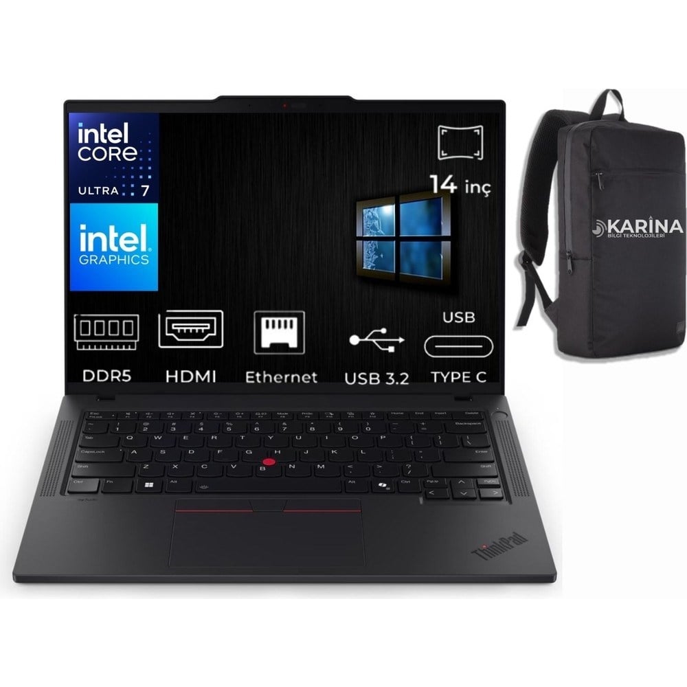 Lenovo Thinkpad E16 Gen 2 Ultra 5 125U 21MA003MTX-004 64GB 512GB Intel Graphics Freedos 16