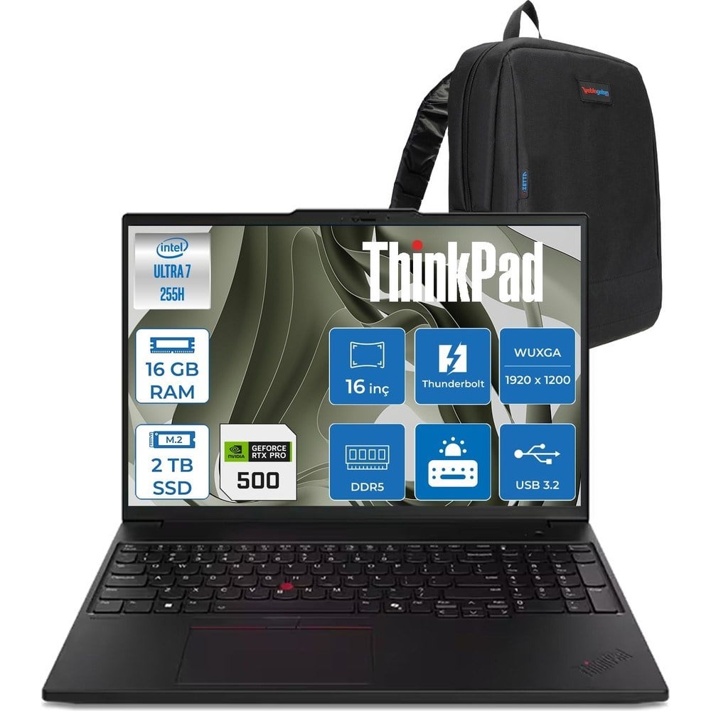 Lenovo Thinkpad P16S Gen4 Intel Core Ultra 7 255H 16GB 2tb SSD 6GB/RTXPRO500 Blackwell 16