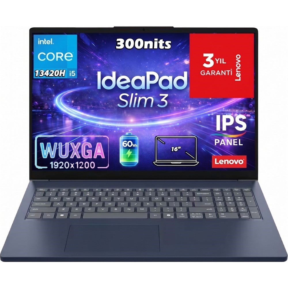 LenovoIdeapad Slim 3 16IRH10 I5-13420H 8-Gbddr5 512 GB SSD 16