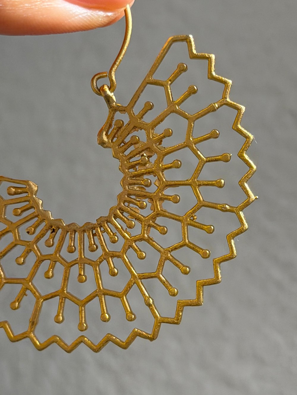 Bohem Gold Gondol Küpe