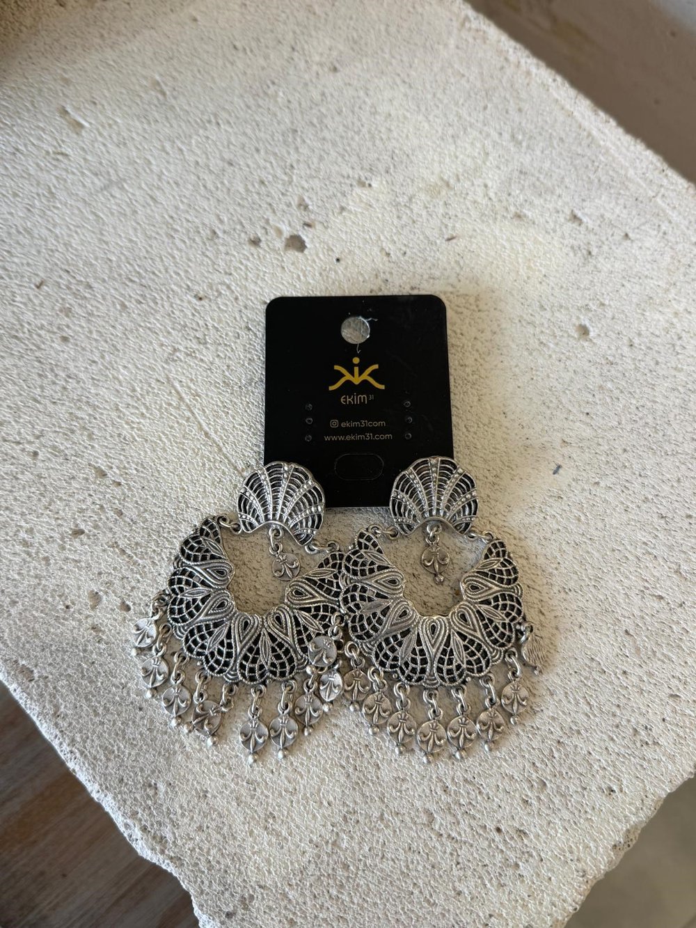 Bohem sallantılı Küpe