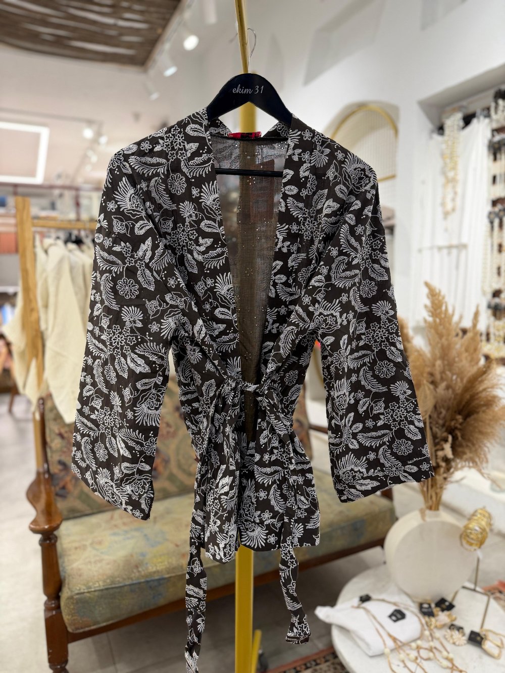 Desenli Kimono 
