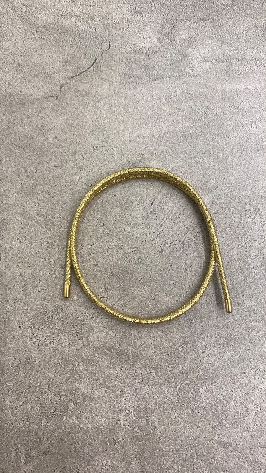 Mıknatıslı Simli Gold Bileklik-Kolye