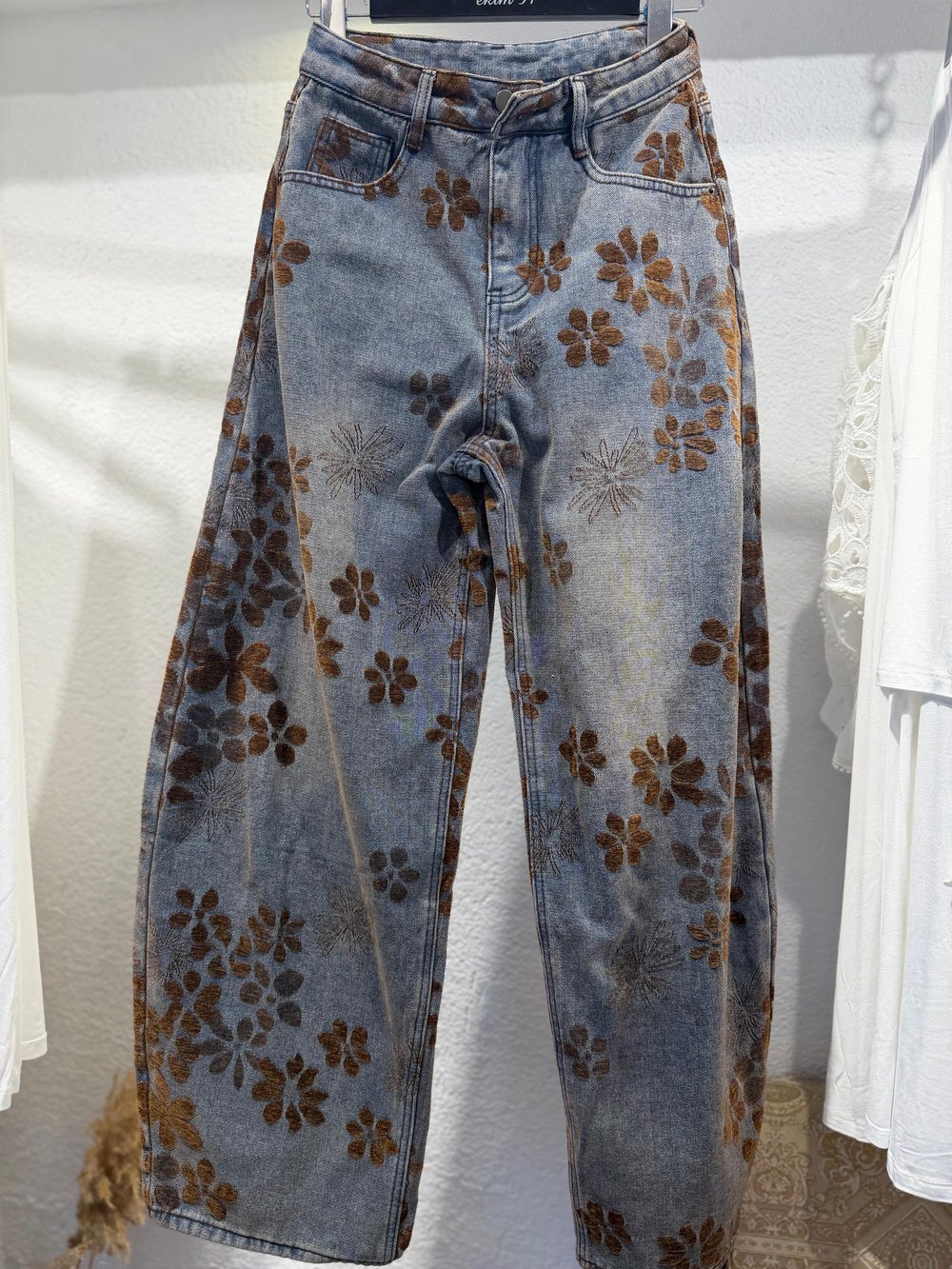 Papatyalı Jean Pantolon