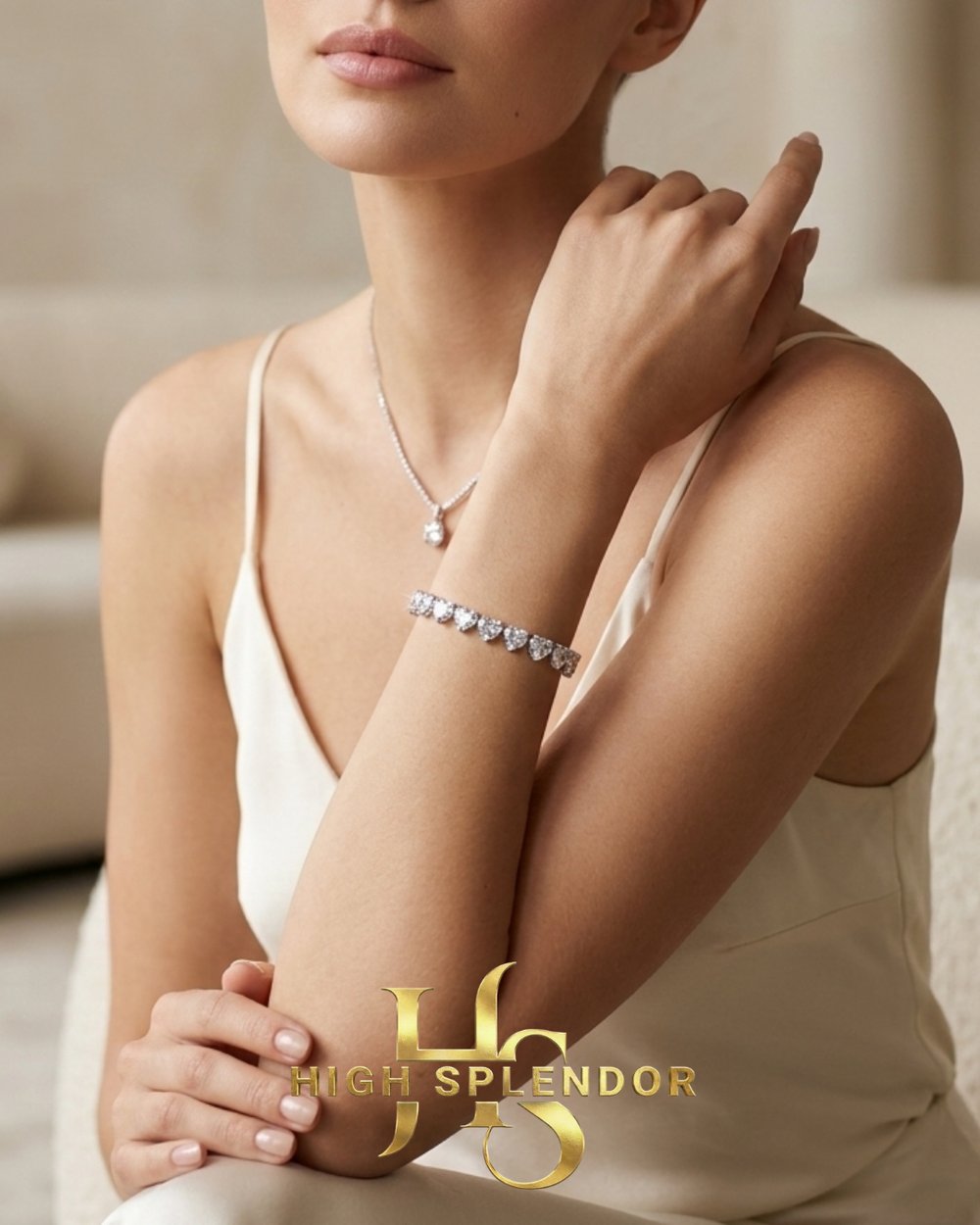 Heart Diamond Bileklik