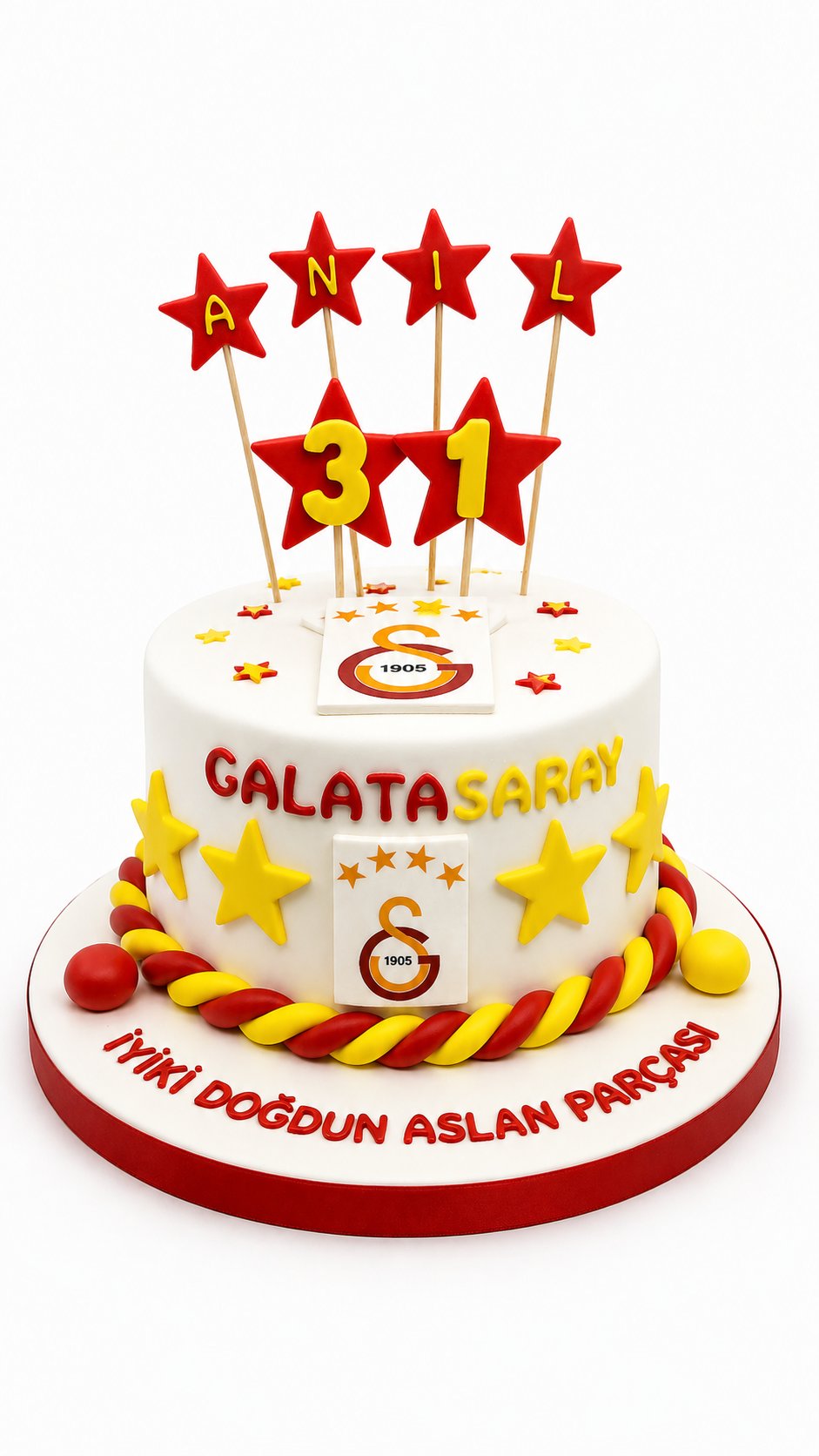 Galatasaray Taraftar Doğum Günü Pastası