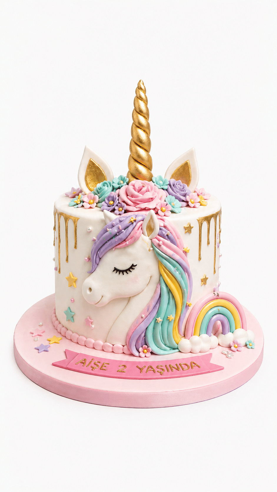 Premium Unicorn Rüya Pastası