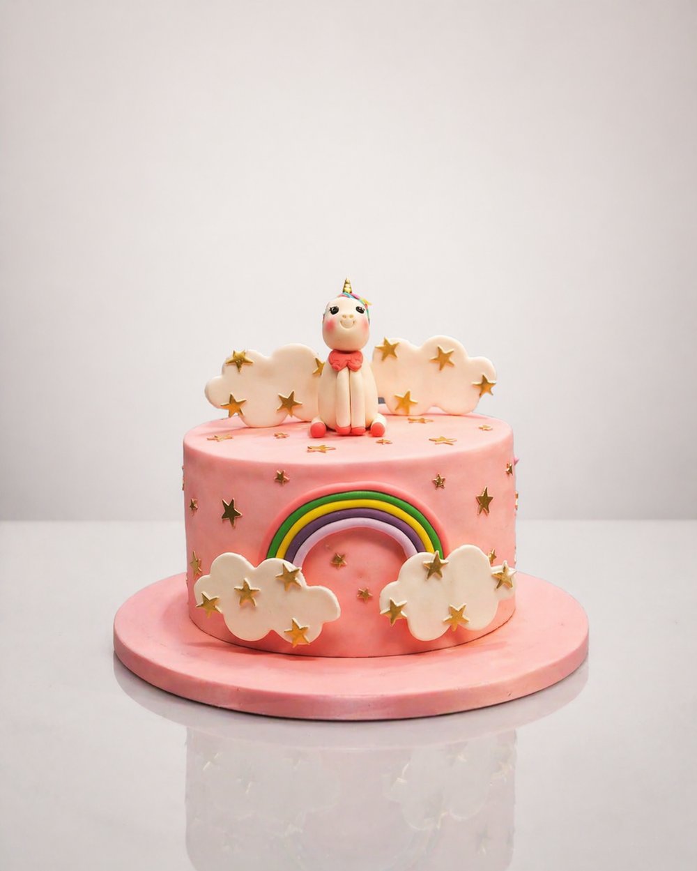 Unicorn Gökkuşağı Pasta