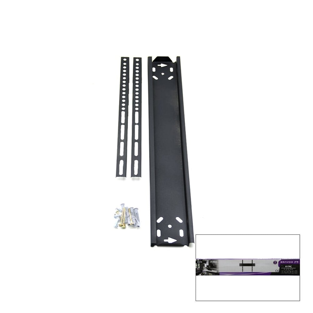 65 İnç ve 32 İnç - 65 İnç Sabit TV Askı Aparatı - LCD LED TV Uyumlu -  82-165 cm