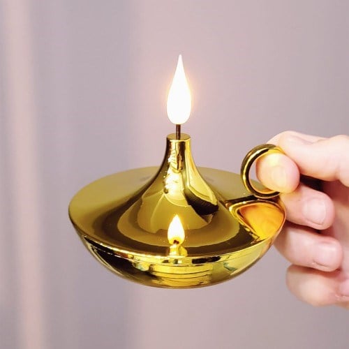 Dekoratif Gold Pilli Mum