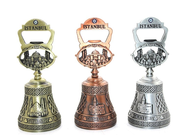 İstanbul Temalı Metal Zil