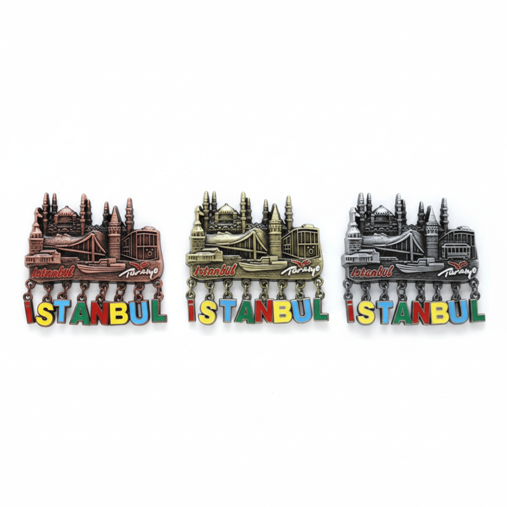 Sarkaçlı İstanbul Temalı Magnet