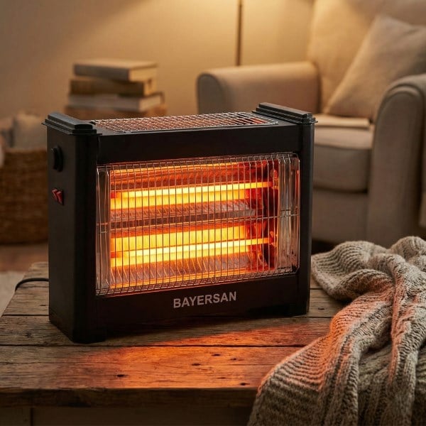 Şömine Tipi Isıtıcı Soba 1800W