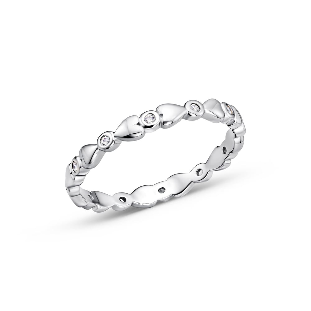 Servi 925 Ayar Gümüş Luna Love Yüzük