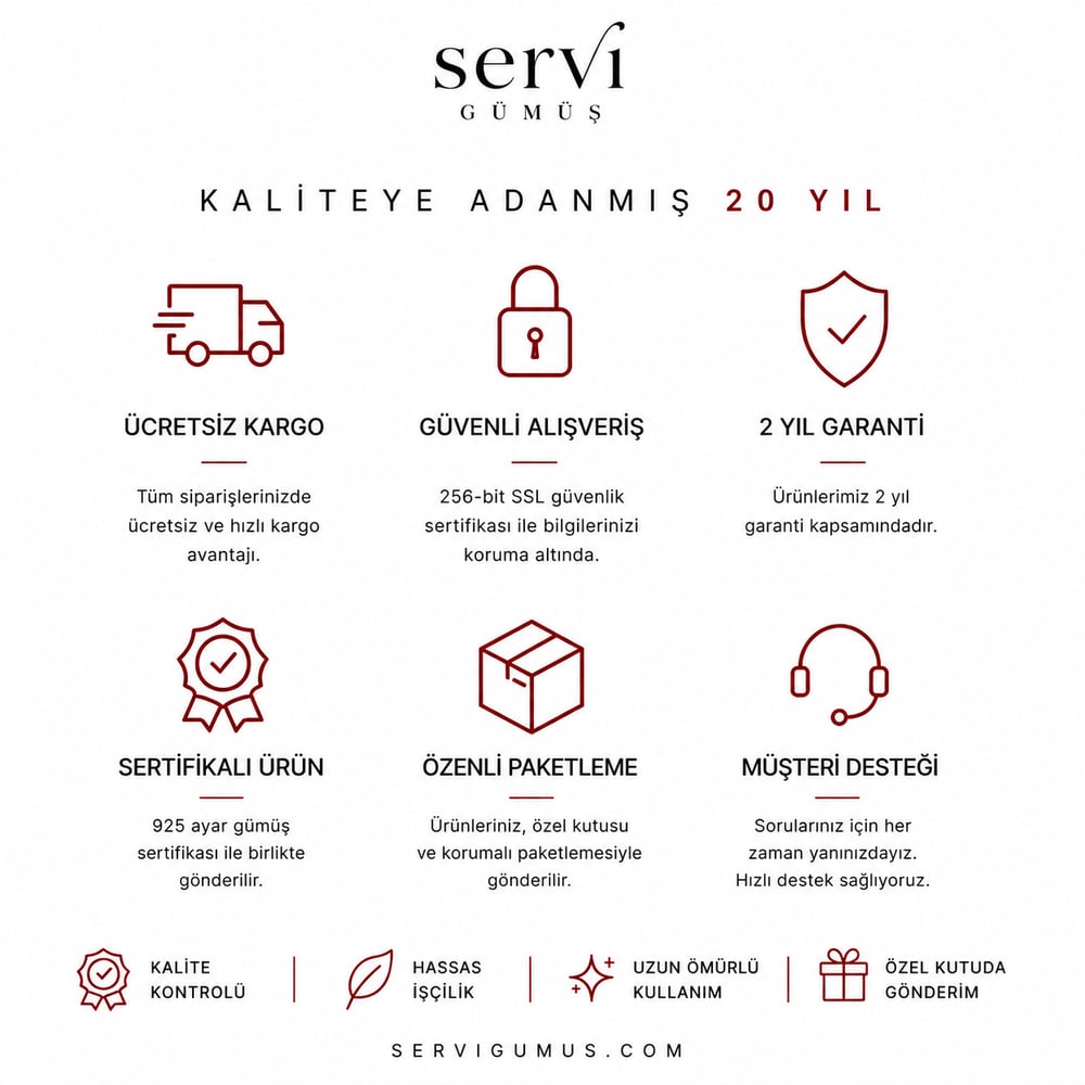 Servi Teardrop Küpe