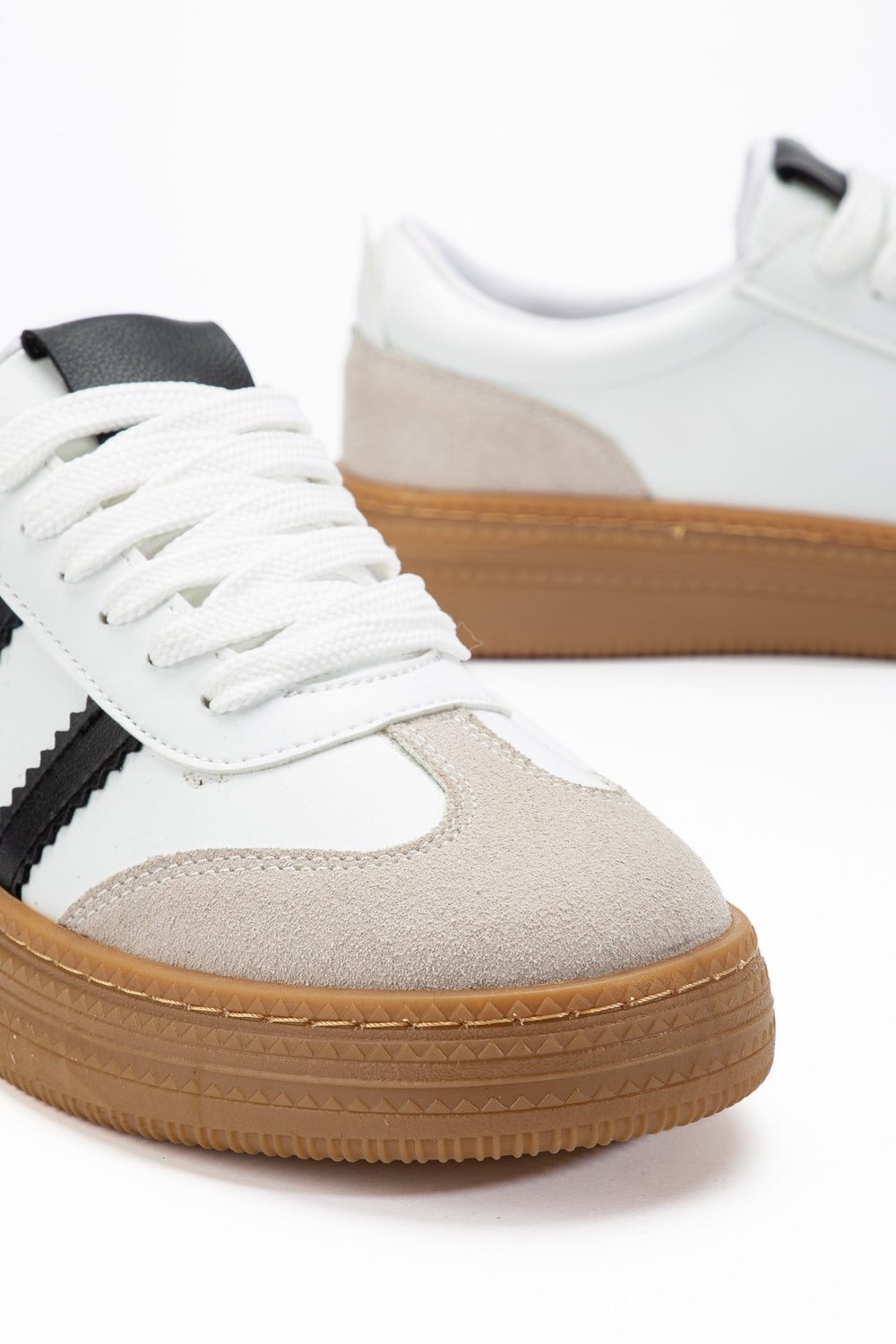 Vera Beyaz Kadın Kalın Taban Sneaker
