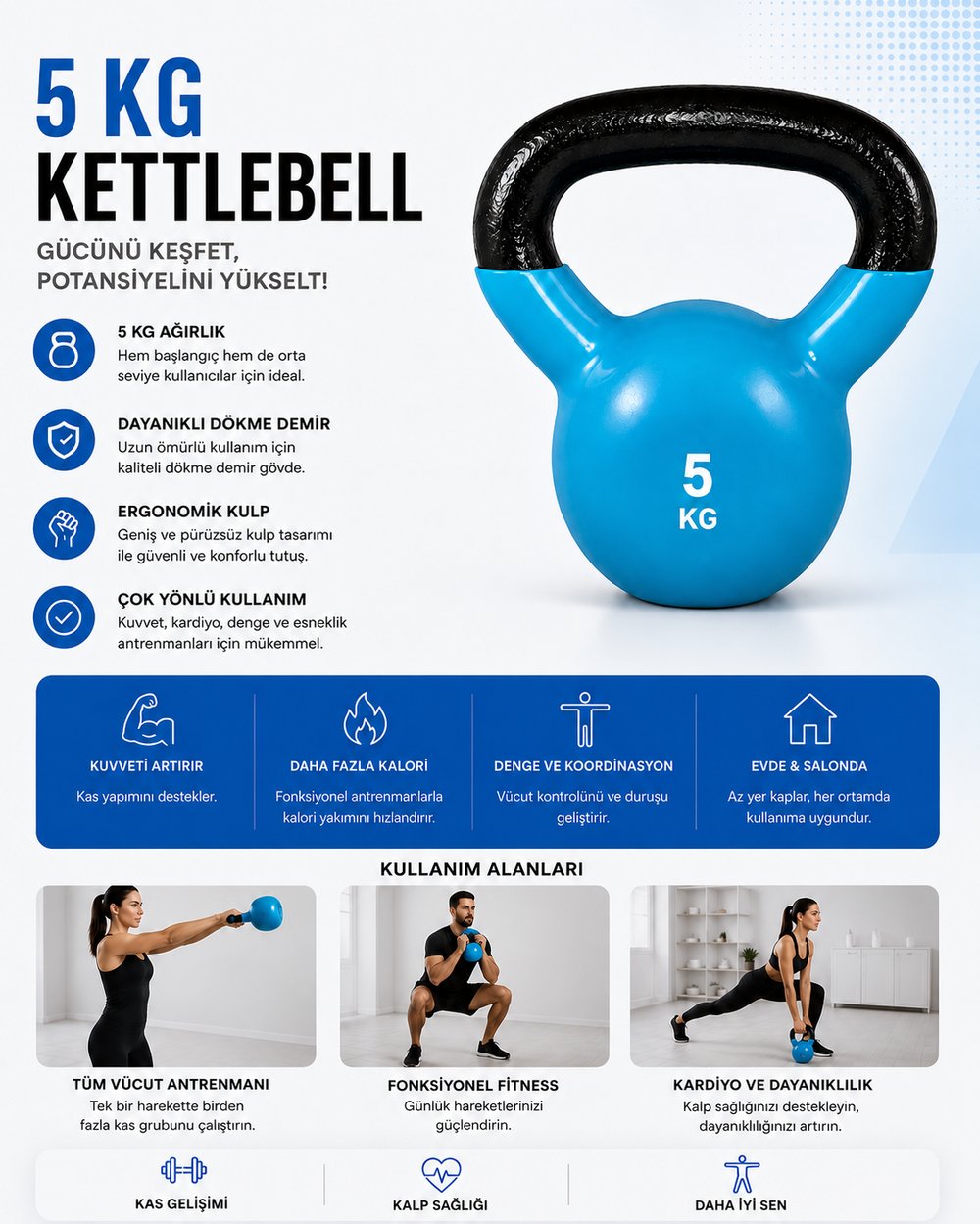 Voltrike Avs Kettlebell 5kg