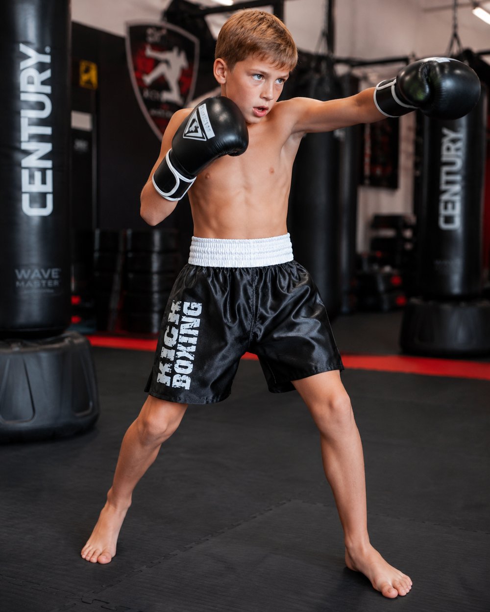 Voltrike Kickboks Şort Siyah