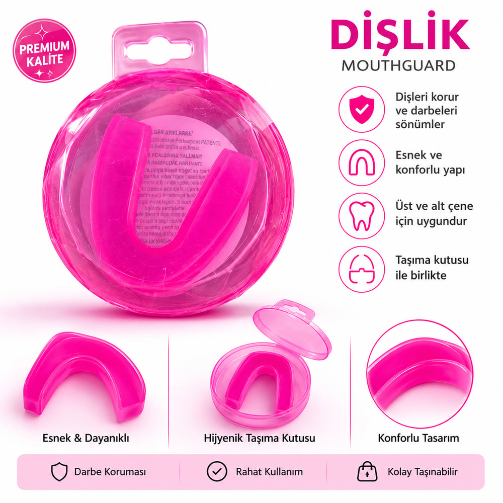 Voltrike Pro Dişlik Pembe