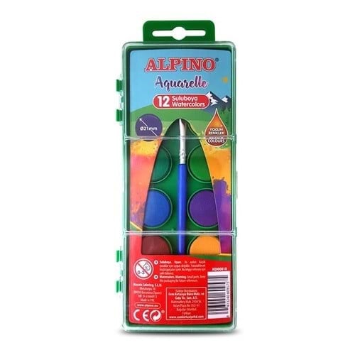 Alpino AQ-10 Sulu Boya 12'li