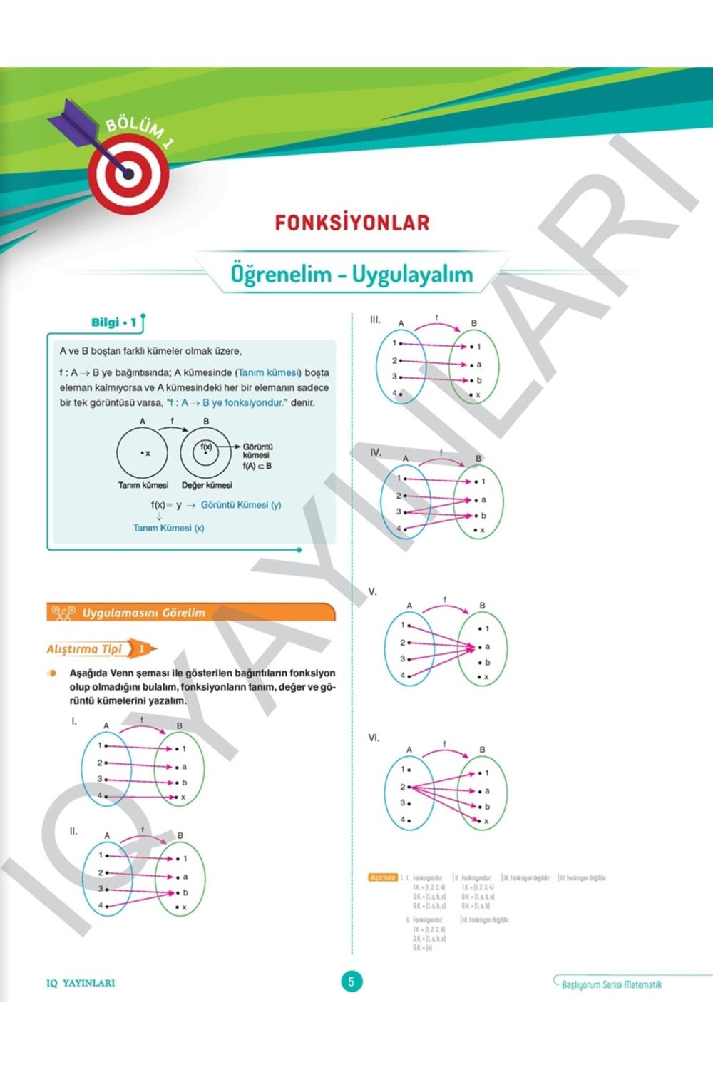 AYT Başlıyorum Serisi Matematik Soru Bankası