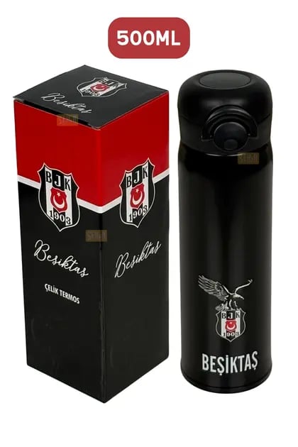 Beşiktaş Çelik Termos Kilitli Mug 500 ml