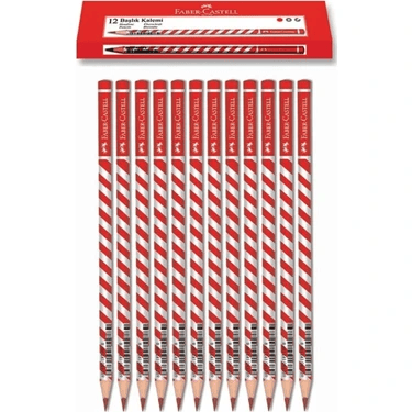Faber-Castell Kırmızı Kalem 12'li Set