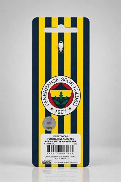 Fenerbahçe Çubuklu Forma Metal Anahtarlık