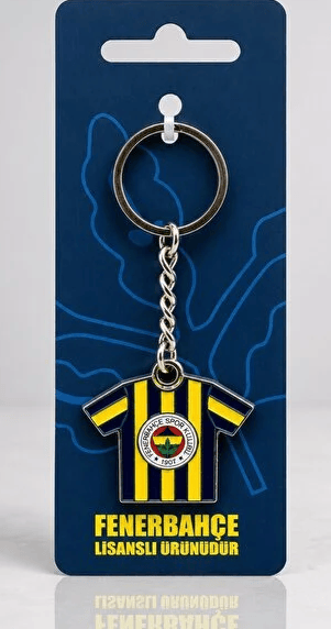 Fenerbahçe Çubuklu Forma Metal Anahtarlık