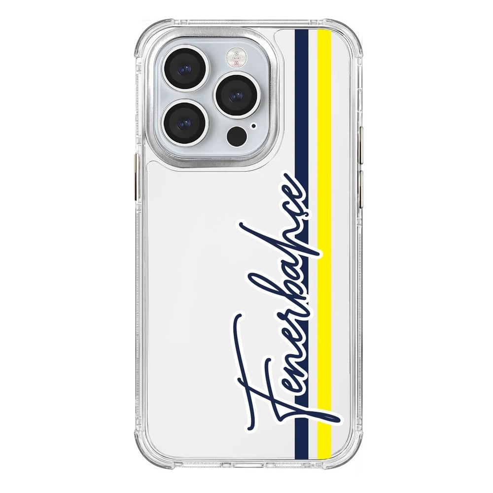 Fenerbahçe El Yazı Şeffaf iPhone 14 Pro Max Telefon Kılıfı