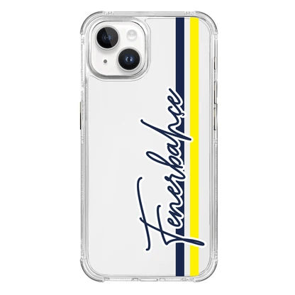 Fenerbahçe El Yazı Şeffaf iPhone 15 Telefon Kılıfı