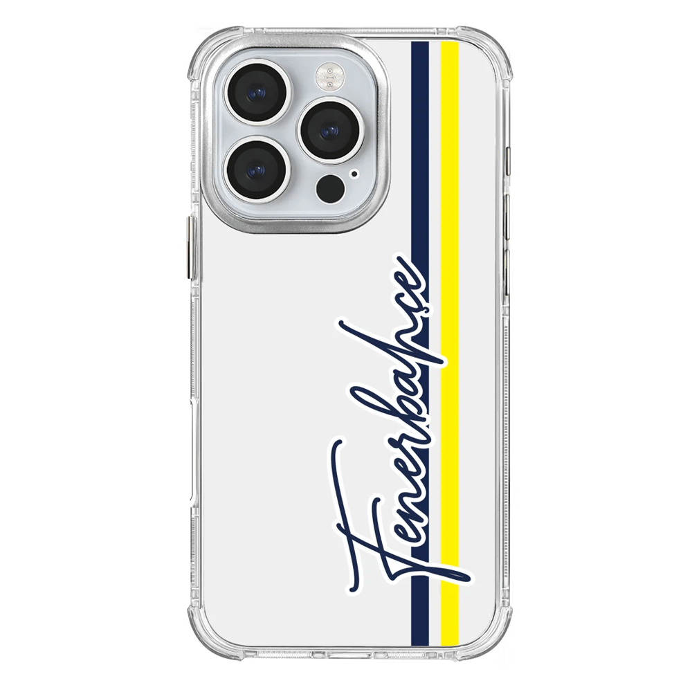 Fenerbahçe El Yazı Şeffaf iPhone 16 Pro Max Telefon Kılıfı