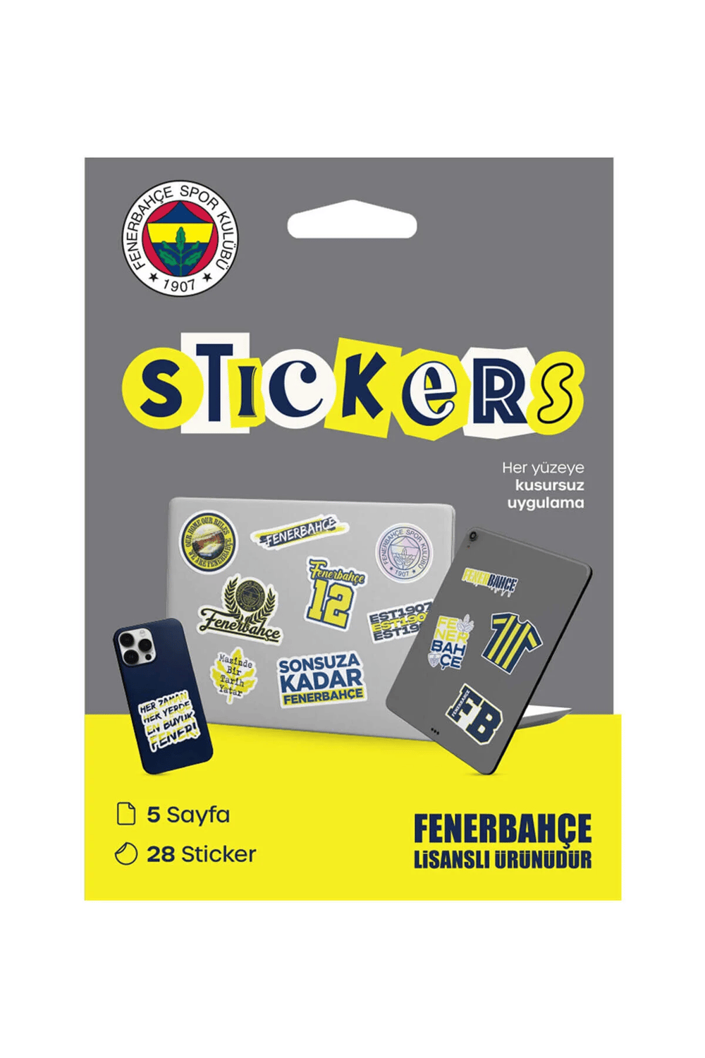 Fenerbahçe Gri Sticker Paketi