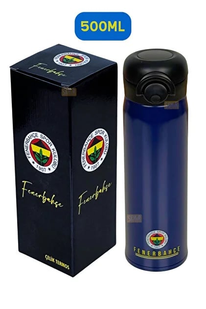 Fenerbahçe Kilitli Çelik Termos Mug 500 ml