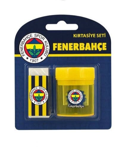 Fenerbahçe Kırtasiye Seti Kalemtıraş & Silgi