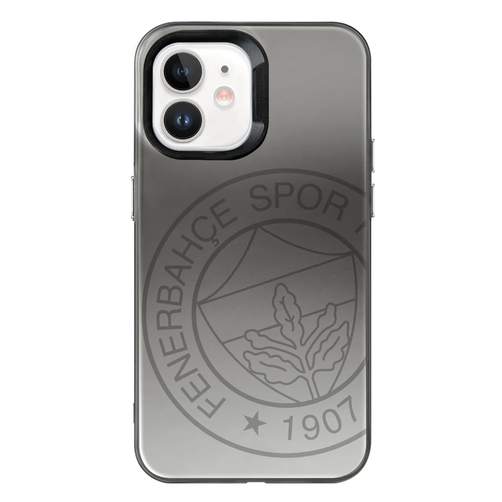 Fenerbahçe Premium Monochrome Büyük Logo iPhone 12 Telefon Kılıfı