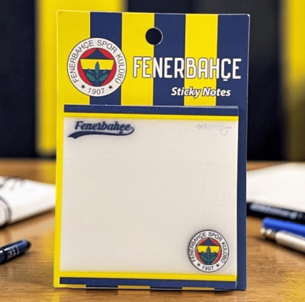 Fenerbahçe Şeffaf Post-it 50 Yaprak Blister