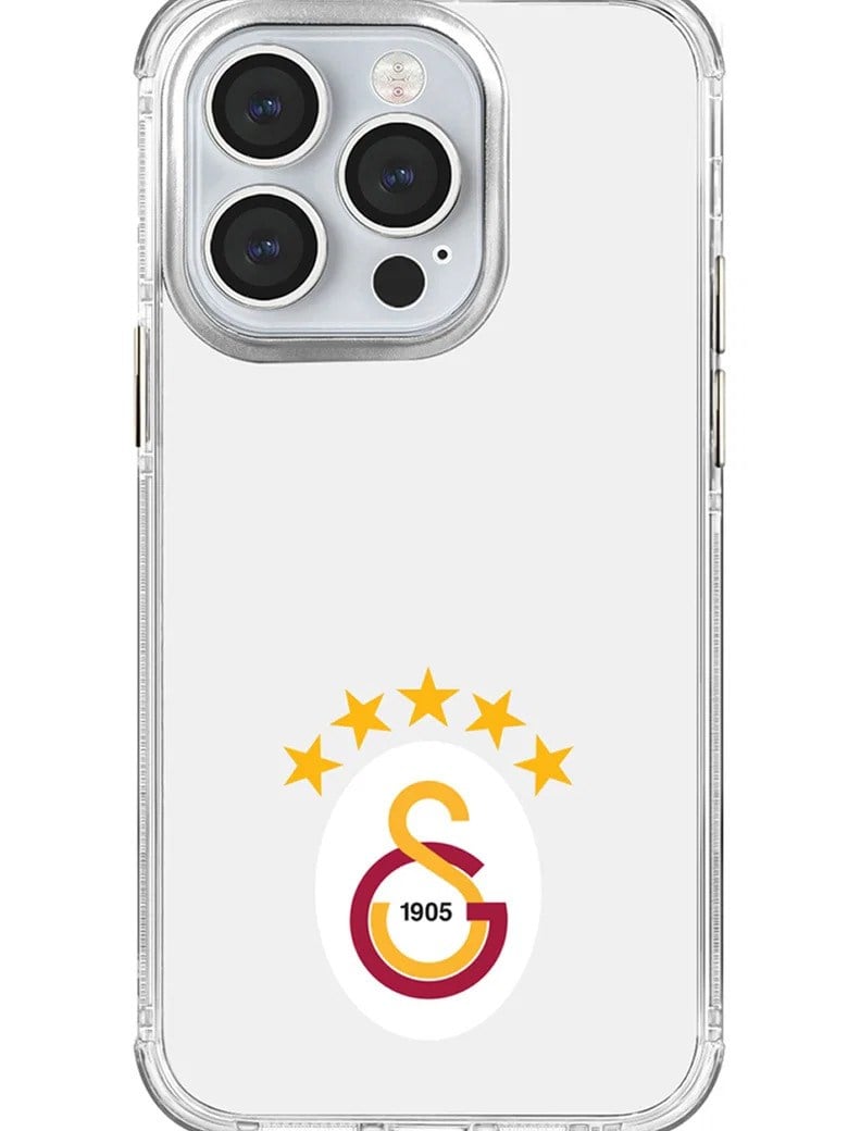 Galatasaray 5 Yıldız Arma iPhone 14 Pro Telefon Kılıfı