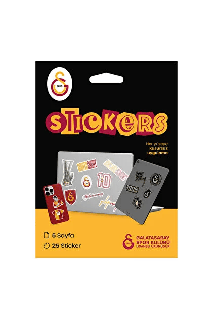 Galatasaray Siyah Sticker Paketi